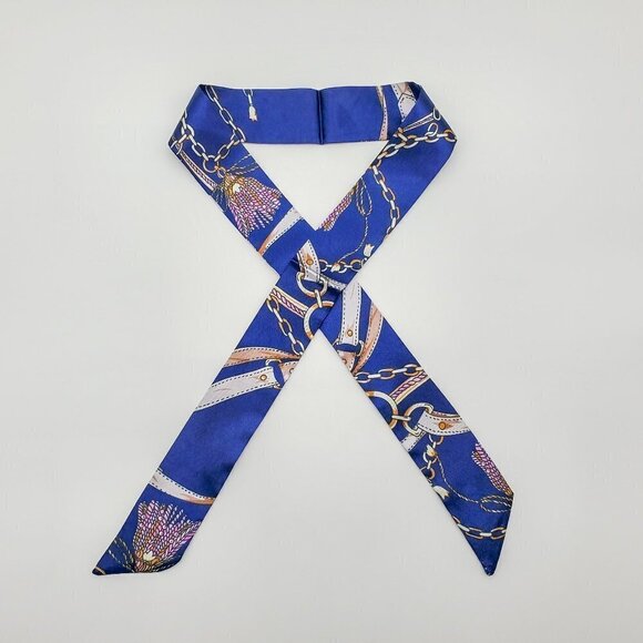 Skinny Scarf | Hand Bag, Neck Scarf (2 pieces) - Color Set #17 / Brand NEW - Picture 10 of 11